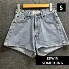 EDWIN SOMETHING デニムショートパンツ エドウィン　短パン　Y2K