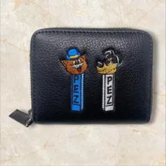 PEZ(ペッツ)×perche(ペルケ)×ear コラボジャバラ折り財布 シルバ
