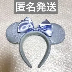 ディズニー　カチューシャ　ブルー　ミニーマウス
