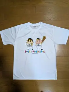 （）クレヨンしんちゃん　ベースボールシャツ　総柄ユニフォーム M クレヨンしんちゃん ベースボールシャツ 総柄ユニフォーム M