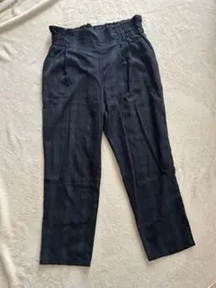 セブンデイズサンデー　チェック柄　パンツ　L