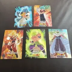 ドラゴンボール メタリックシート　5枚