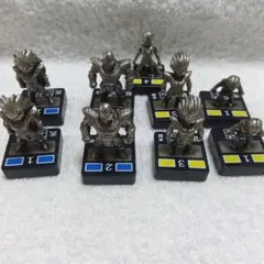 ドラゴンボール ダイキャスト 銀フィギュア メタルショーギ バトルキャスト 8体