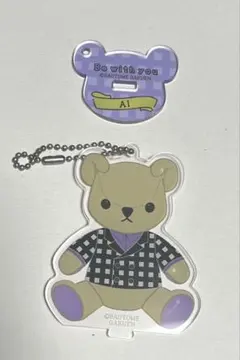 うたの☆プリンスさまっ♪ アクリルキーホルダー 美風藍　くまプリ
