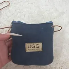 UGG ショルダーバッグ ネイビー スエードのサムネイル