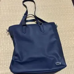 8月5日まで出品LACOSTE ショルダーバッグ ネイビーのサムネイル