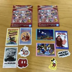 ディズニー　ファンタジア　一番くじ　ステッカー　ミッキー　シール