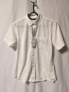 未使用 NOLLEY'S 半袖シャツ ボタンダウン 鹿の子 白 メンズ Sのサムネイル