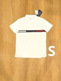 新品　TOMMY HILFIGER GOLF S モックネックシャツ ホワイトのサムネイル