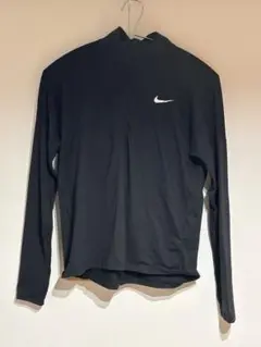 Nike DRI-FIT 長袖ハーフジップシャツ Lブラック