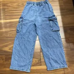 GU カーゴパンツ 150cm デニム