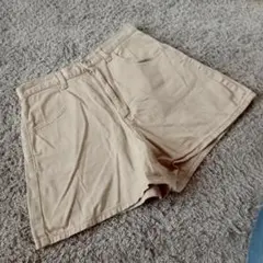 ✨GU✨ジーユー♡ショートパンツ♡コーデュロイ♡着回し抜群♡ベージュ(M)