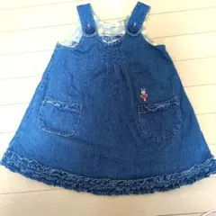 【100センチ】ニットプランナー　ジャンバースカート