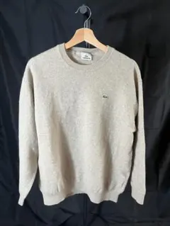 【BFCM価格！・美品】Lacoste ベージュ セーター L-XL