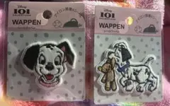 101匹わんちゃん　ワッペンシール　ディズニー