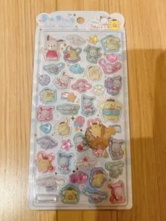 【正規品】うるちゅるポップシール サンリオキャラクターズ ポチャッコシナモプリン