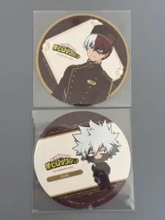 【非売品】僕のヒーローアカデミア アニメイトカフェ 轟焦凍 荼毘 コースター