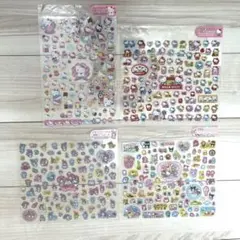 【未使用】サンリオ 100ピースシール4枚まとめ売り