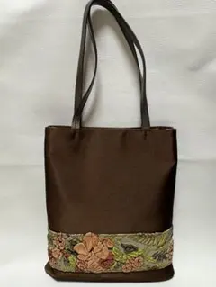 新品 柿渋京友禅 定価18,700円 高級皮革製品 ハンドバッグ - メルカリ