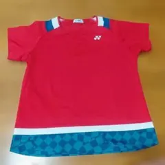 YONEX ヨネックス 半袖シャツ レッド×ブルーのサムネイル