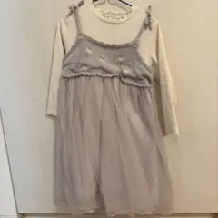 プティマイン　チュールワンピース　120 記名なし