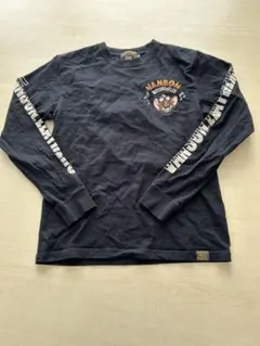 Vanson 長袖Tシャツ 黒 トムとジェリー ロンTのサムネイル