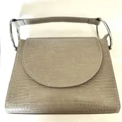 グレー クロコ型押し レザーバッグ MURUAのサムネイル