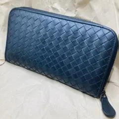 極美品✨ ボッテガヴェネタ 長財布 ラウンドファスナー ブラック