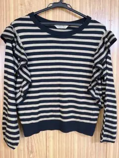 ☆TORRAZZO DONNA フリル付きニットセーター☆