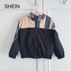 SHEIN シーン　ウィンドブレーカー　ジャケット　春　コート　子供服　チェックのサムネイル