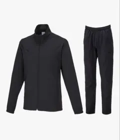 ミズノ ジャージ上下セット トップスM、パンツS キャスチャコール