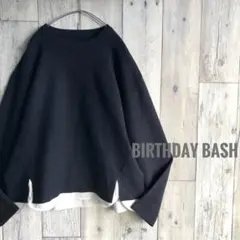 BIRTHDAY BASH バースデーバッシュ　裾レイヤード　ニット　ドッキングのサムネイル