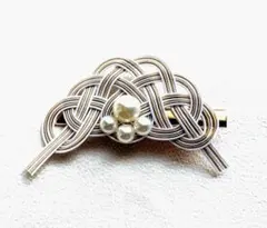 ハンドメイド　水引 ヘアクリップ 和風 成人式 卒業式 髪飾り　和装