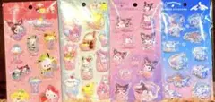 シャカシャカ サンリオキャラクターシール シャカシャカ 4枚セット