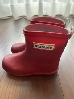 stample 赤 長靴 15cmのサムネイル