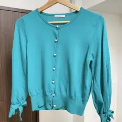WILLSELECTION ターコイズカーディガン