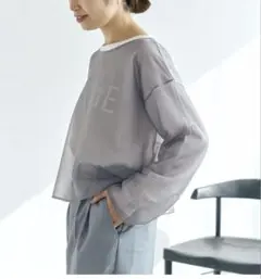 IENA シアーニットプルオーバー