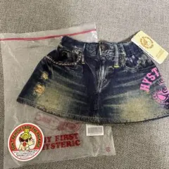 ヒスミニ　デニム風プリントスカート　新品