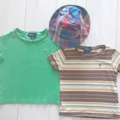 お値下げしました～3点セット～ラルフローレン　Tシャツ2枚+帽子