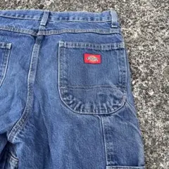 DICKIES デニムペインターパンツ ダブルニー ワーク ワイド 30×30