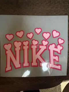 アイロンプリントシート NIKE ハートデザイン
