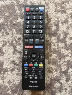 SHARP AQUOS テレビ用リモコン 本体のサムネイル