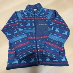 限定値下　美品 montbell フリース パーカー 120cm