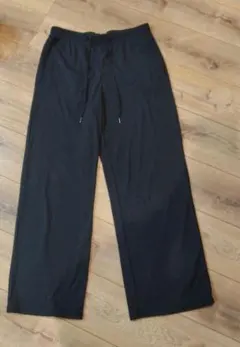 GU プルオンパンツ　ブラック　L