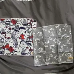 スヌーピー☆SNOOPY☆ガーゼハンカチ☆2枚セット☆新品未使用
