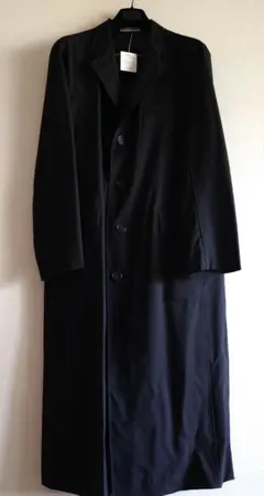 あ*)様 イッセイミヤケ　テクスチャー仕上げ 黒 チェスターコート 2026年最新】ISSEY MIYAKE カラー：ブラック系 チェスターコートの人気