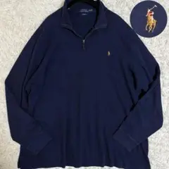 ✨美品/3XL/近年モデル✨ポロラルフローレン トラックジャケット ハーフジップ