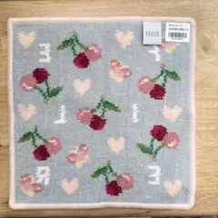 【新品】柄厳選FEILER 完売品 キープスマイリングチェリー ハンカチ