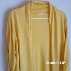 イエローカーディガン　StudioCLIP