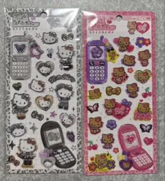 【正規品】ハローキティ 平成ハッピーフォンシール　2セット